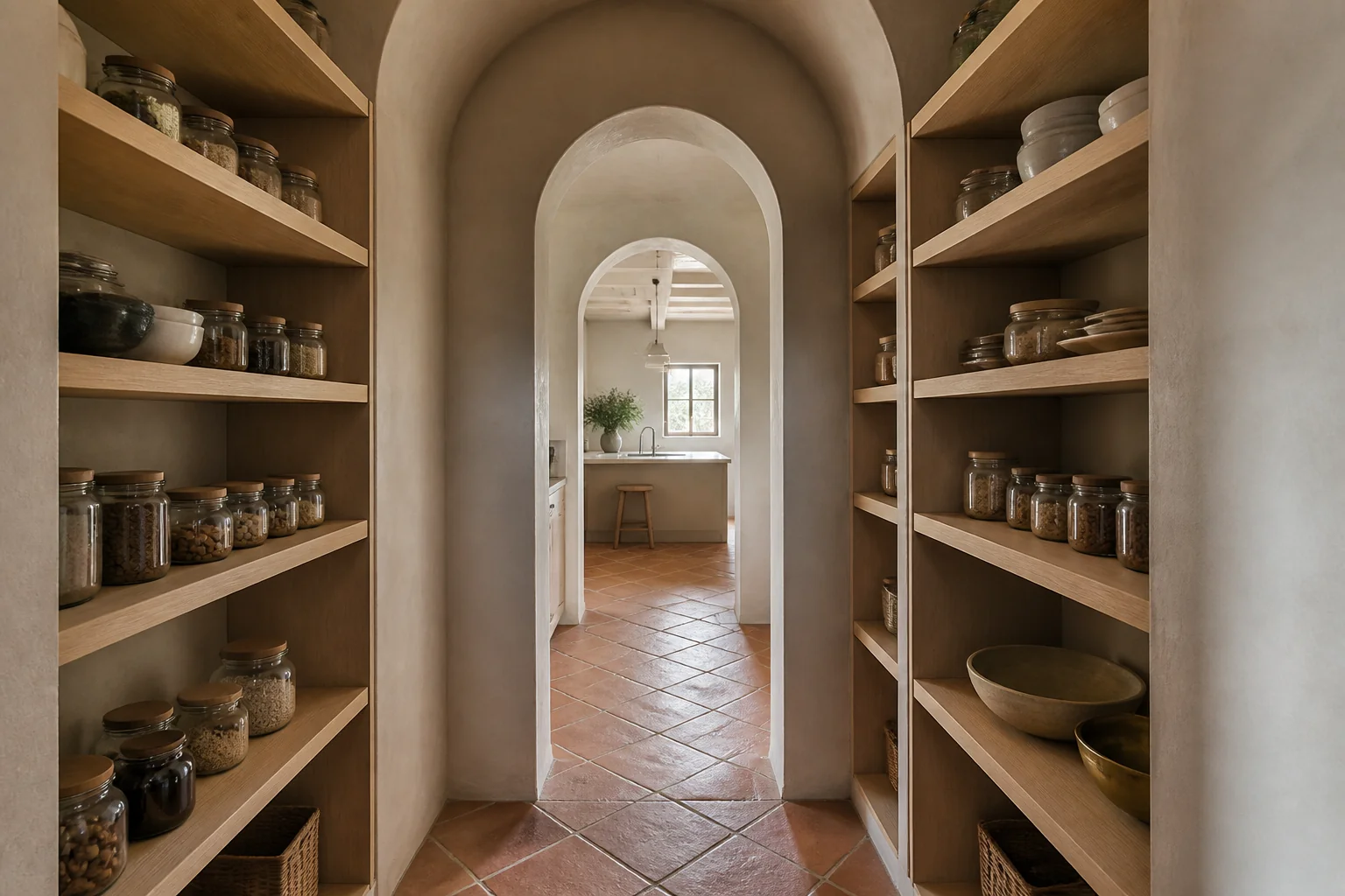 A Mediterranean pantry remodel