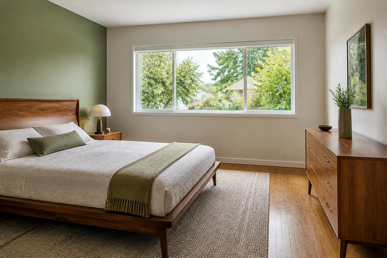 A Mid-Century Modern bedroom remodel