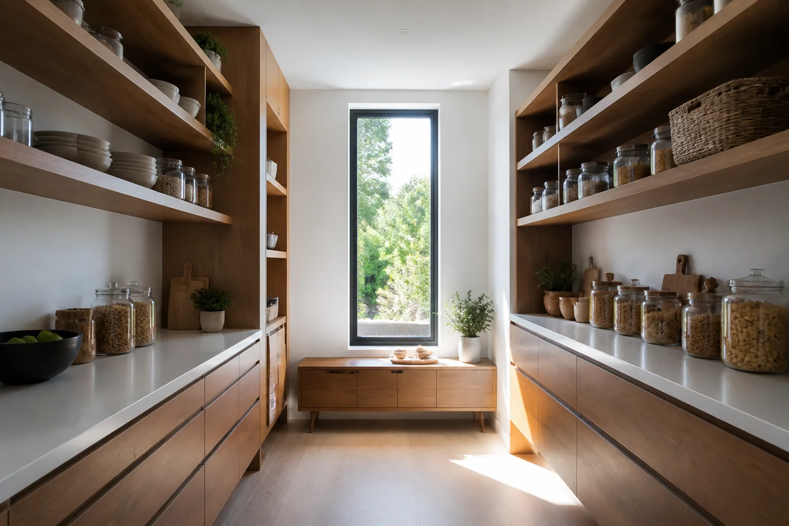 A Mid-Century Modern pantry remodel