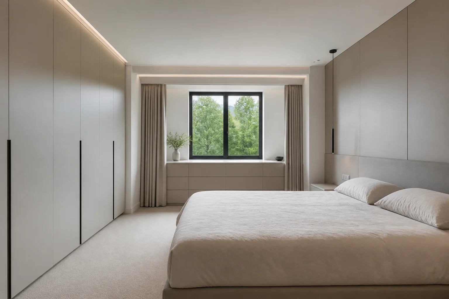 A Minimalist primary bedroom remodel