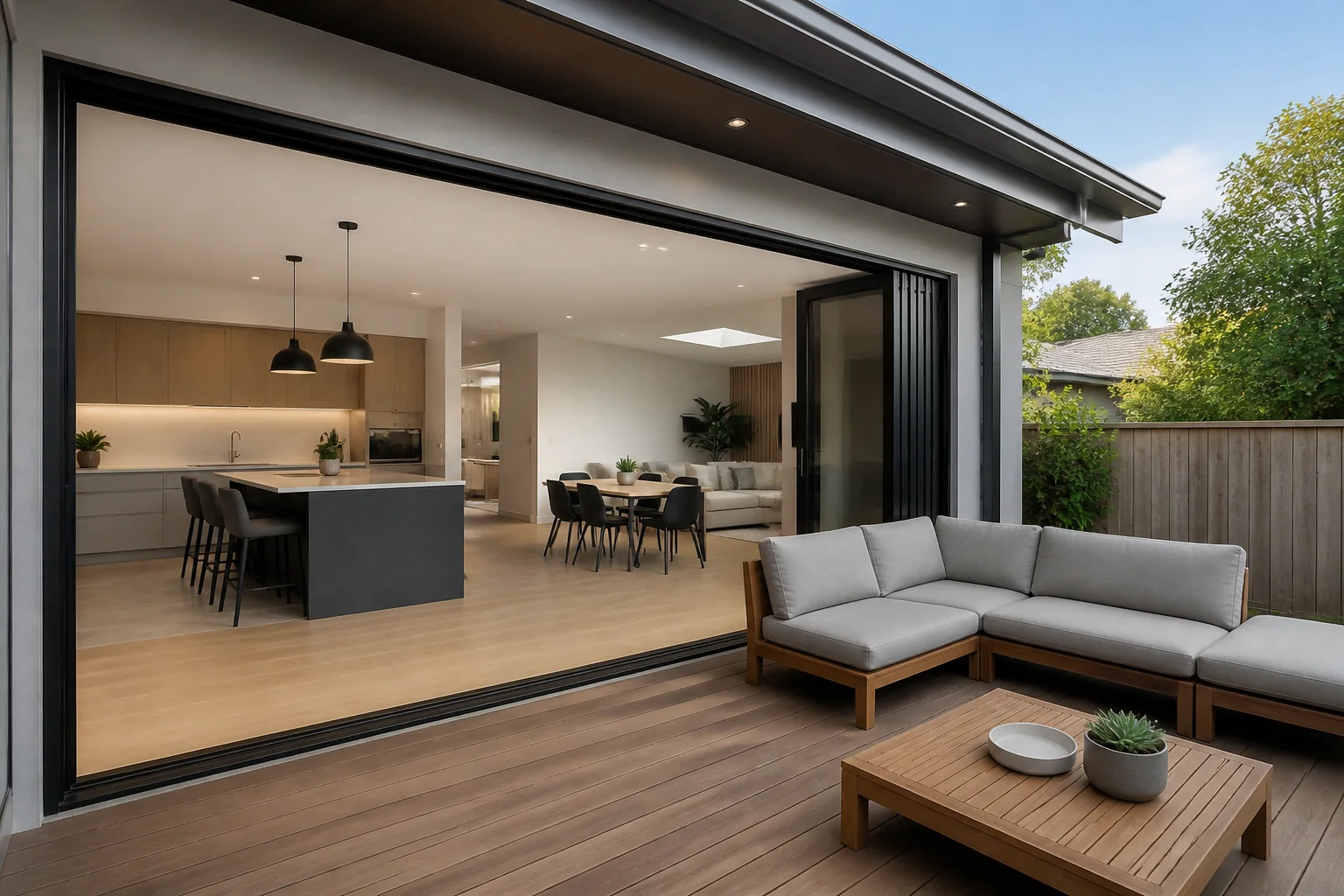 A Modern deck remodel