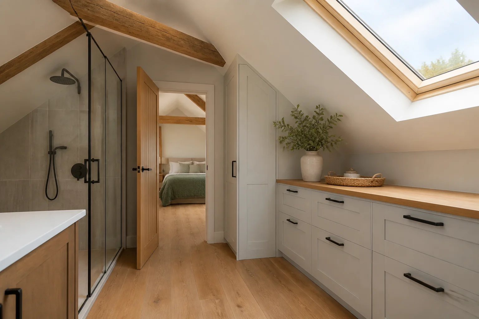A Modern Farmhouse attic remodel