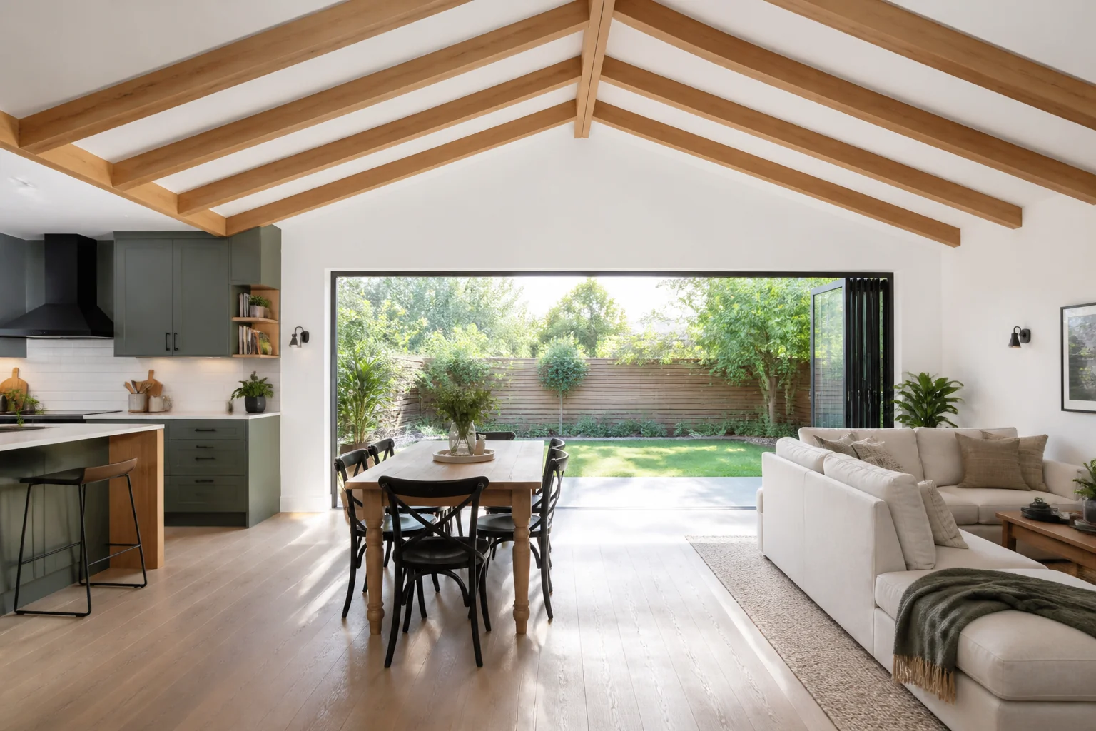 A Modern Farmhouse garage conversion