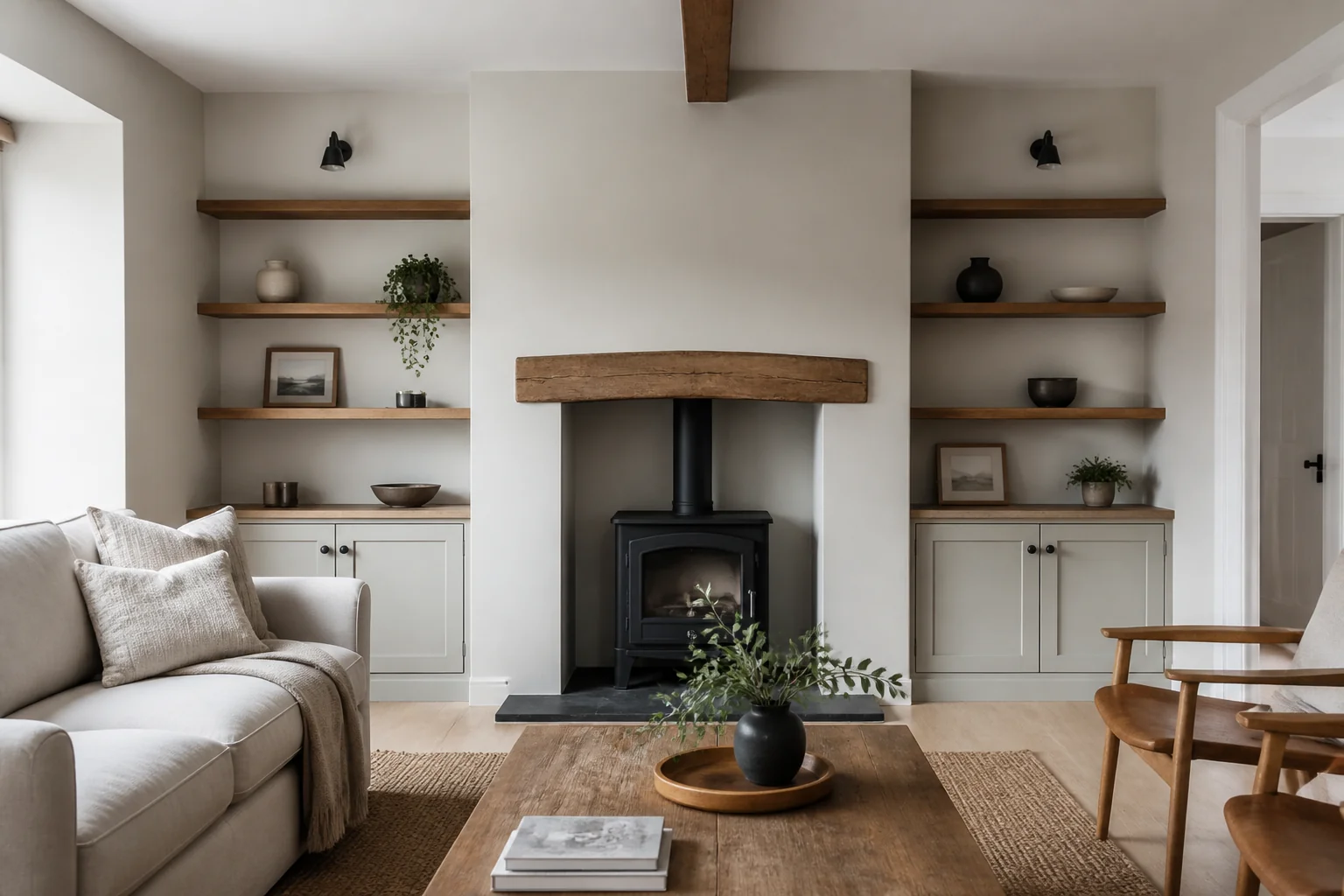 A Modern Farmhouse living room remodel