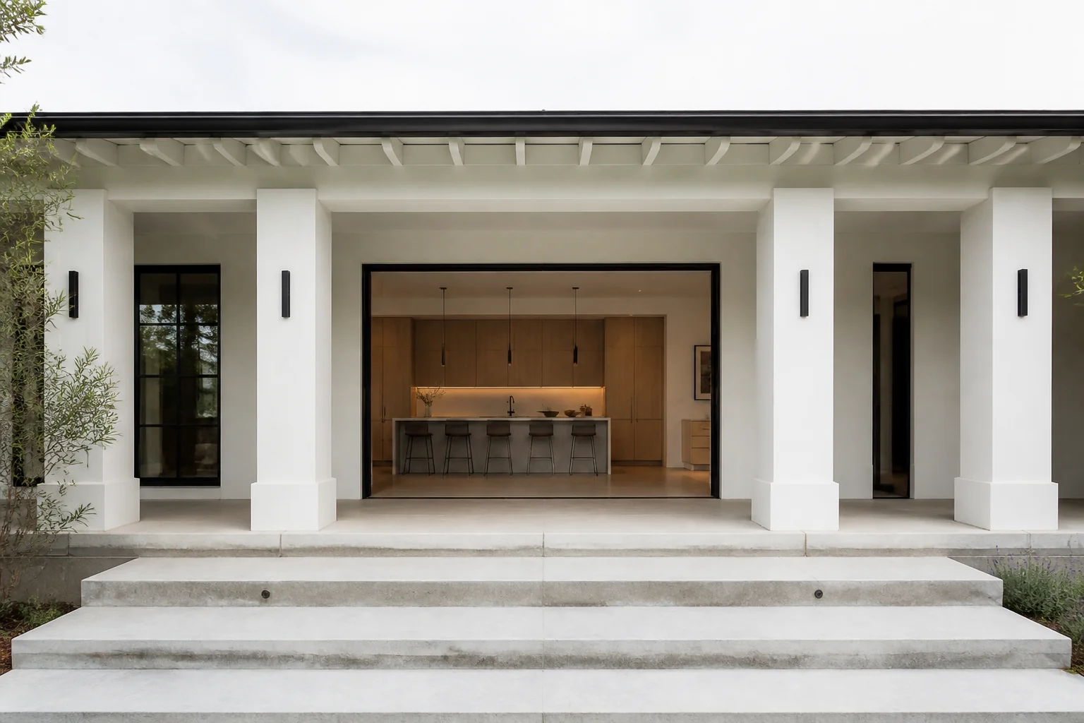 A Modern front porch remodel
