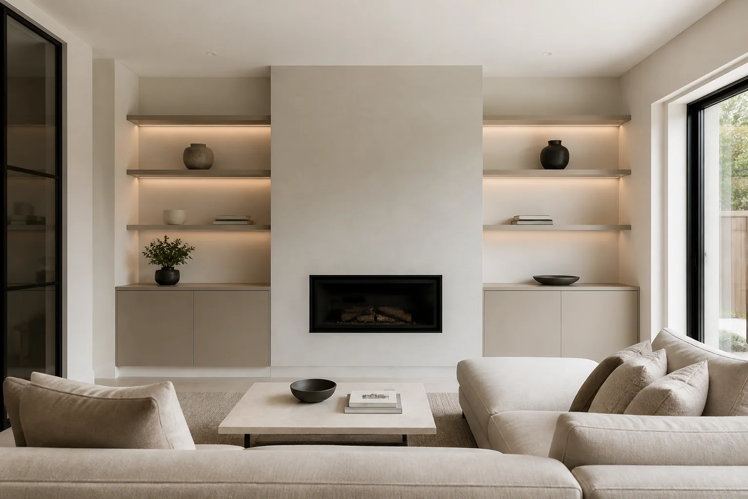 A Modern living room remodel