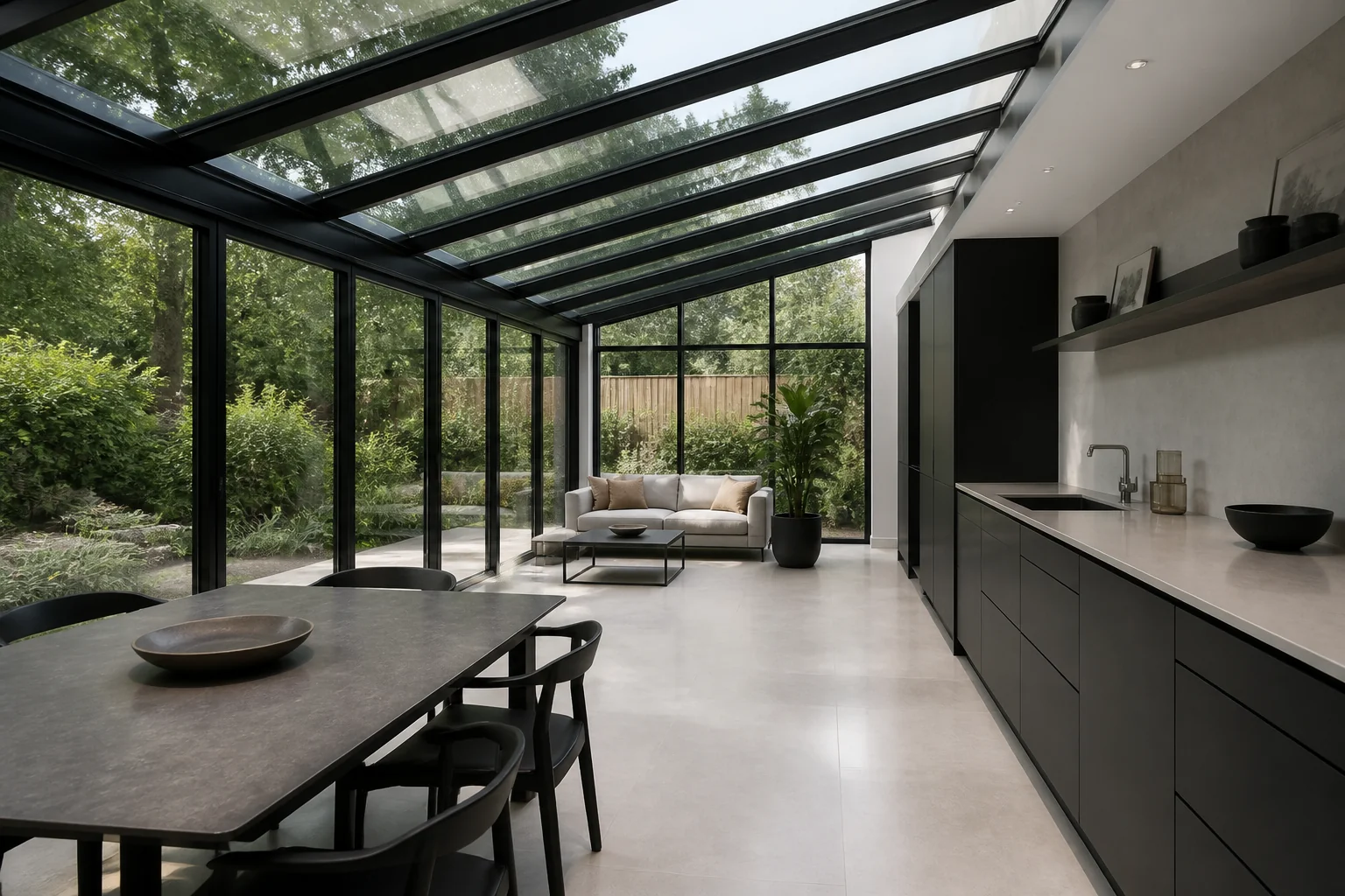 A Modern sunroom remodel