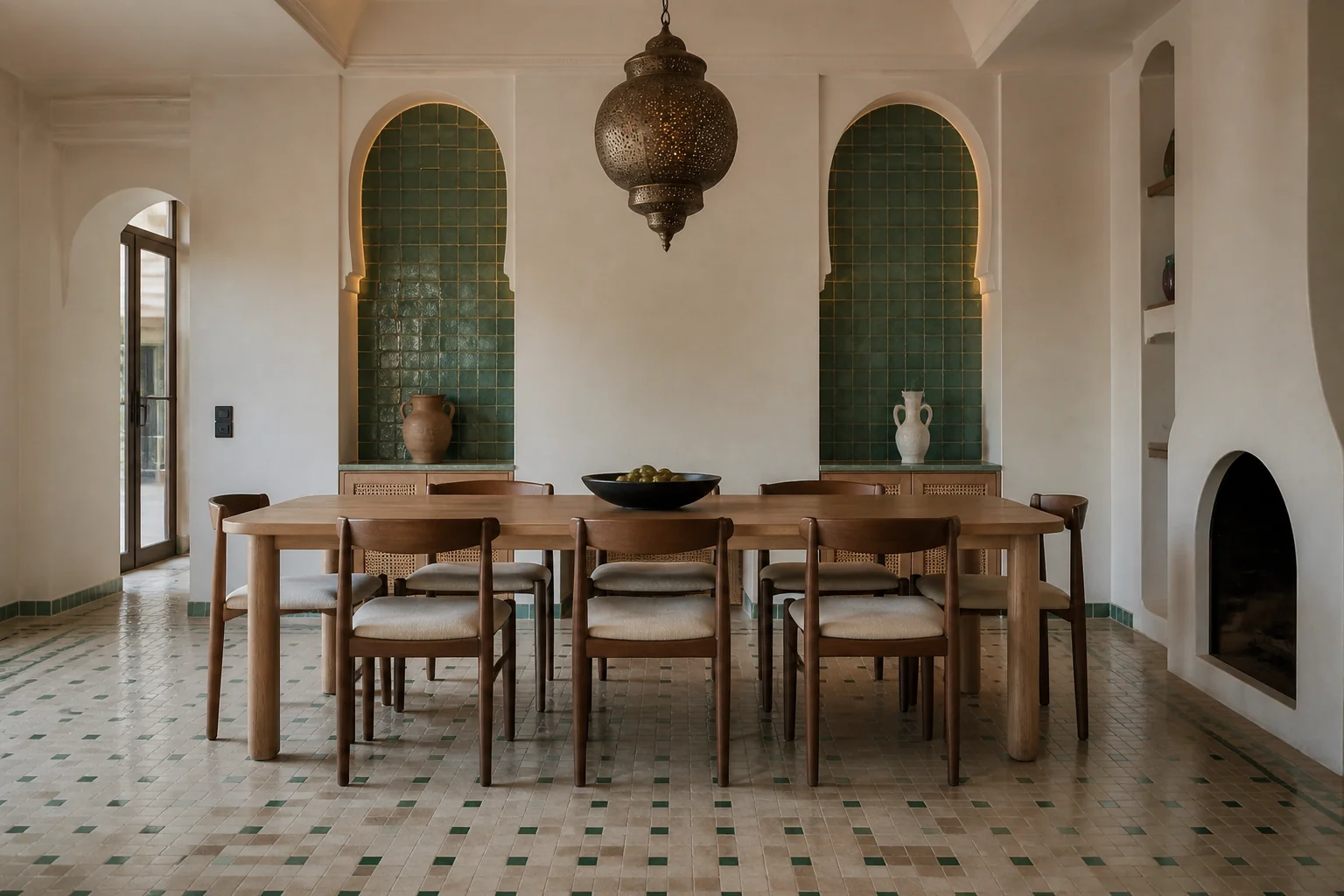 A Moroccan dining room remodel