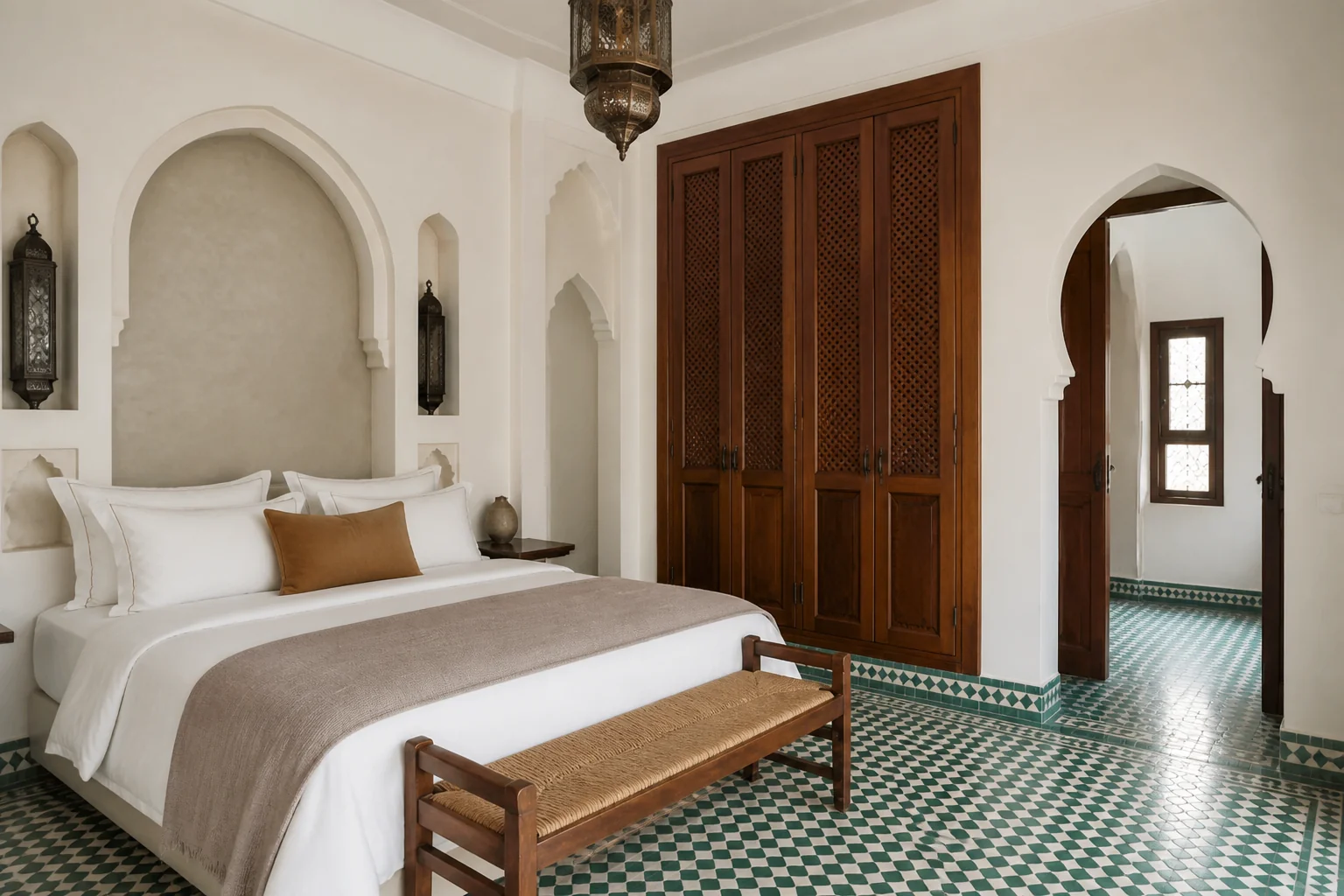 A Moroccan guest suite remodel