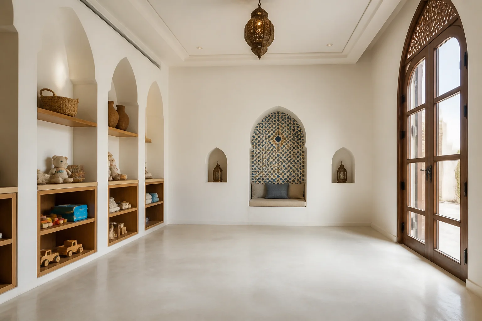 A Moroccan playroom remodel