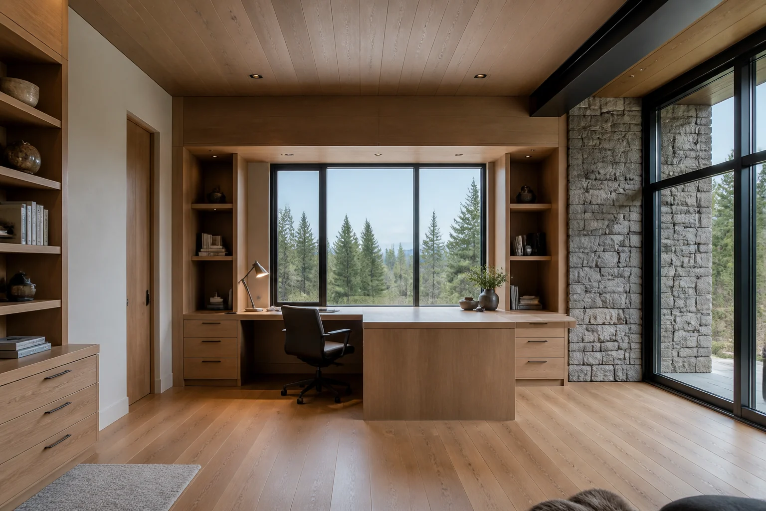 A Mountain Modern home office remodel