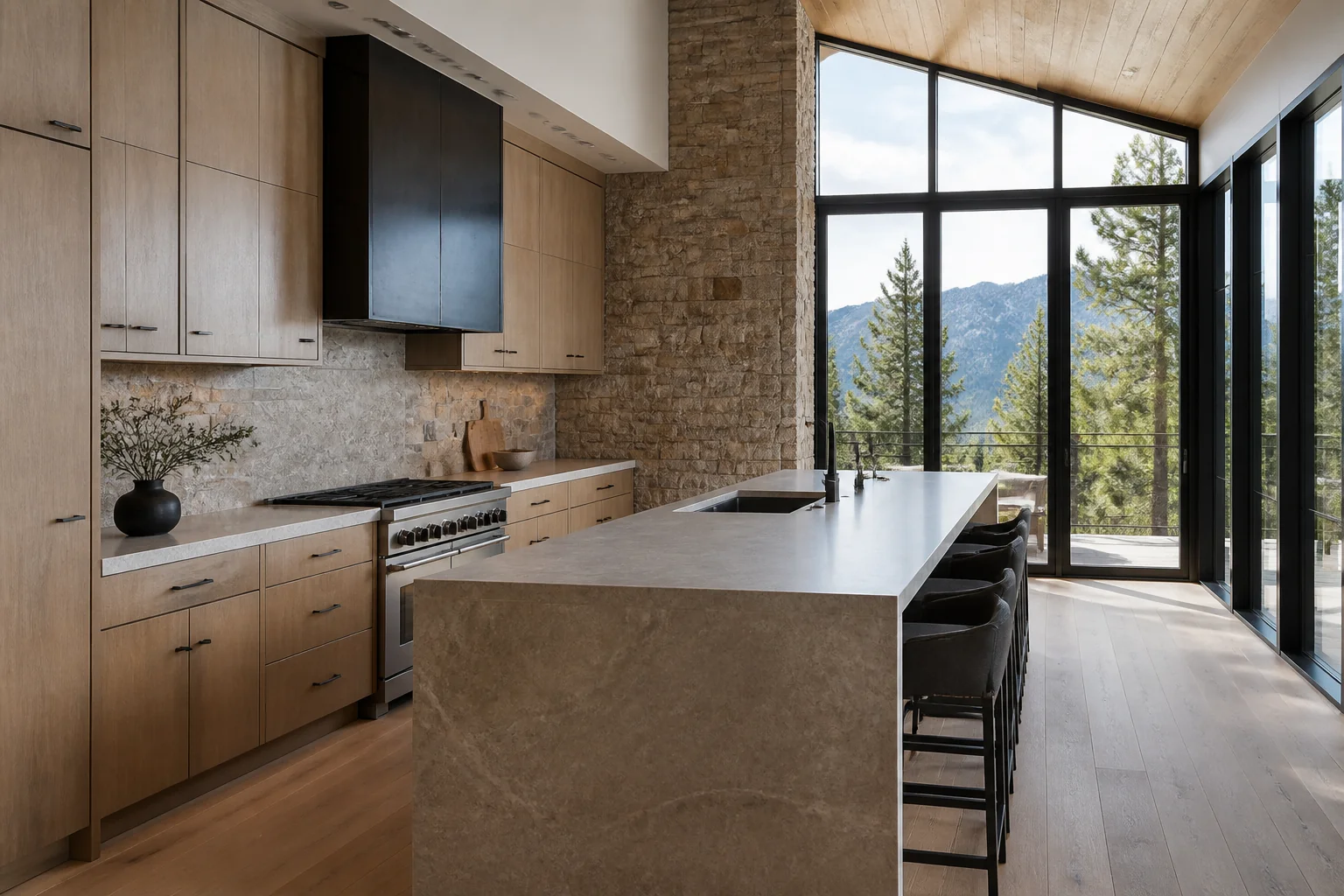 A Mountain Modern kitchen remodel