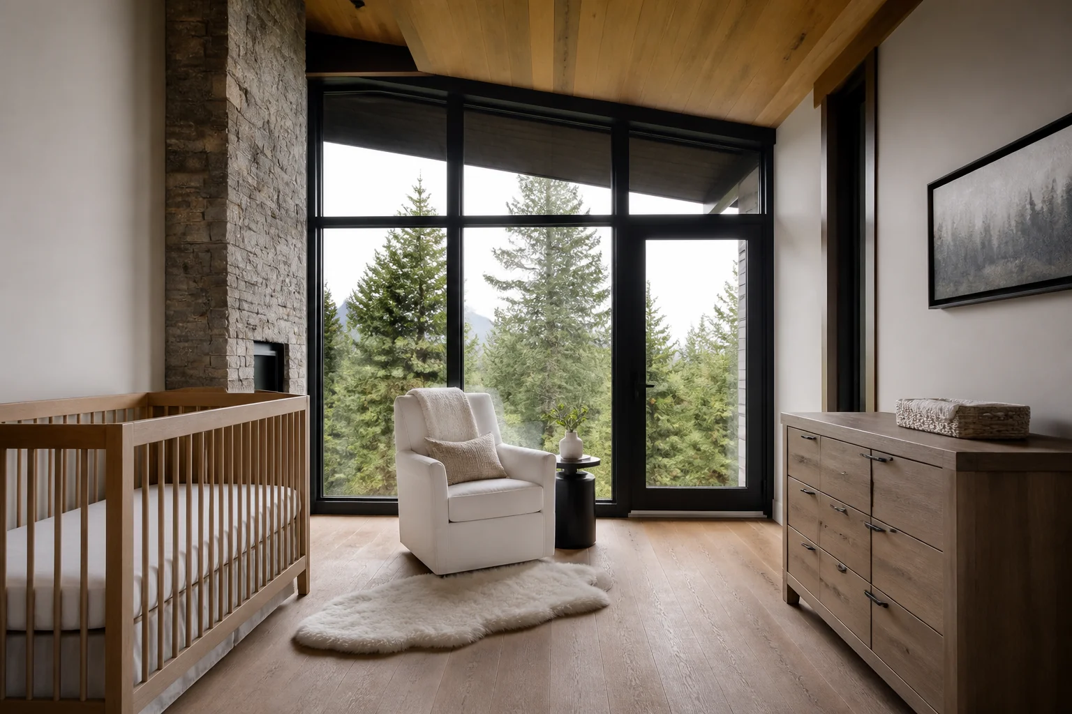 A Mountain Modern nursery remodel