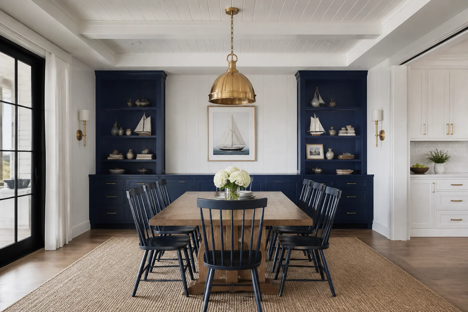 A Nautical dining room remodel
