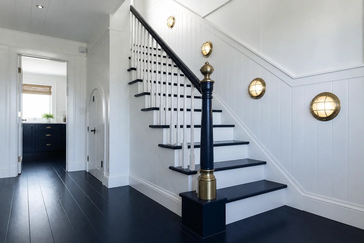 A Nautical staircase remodel