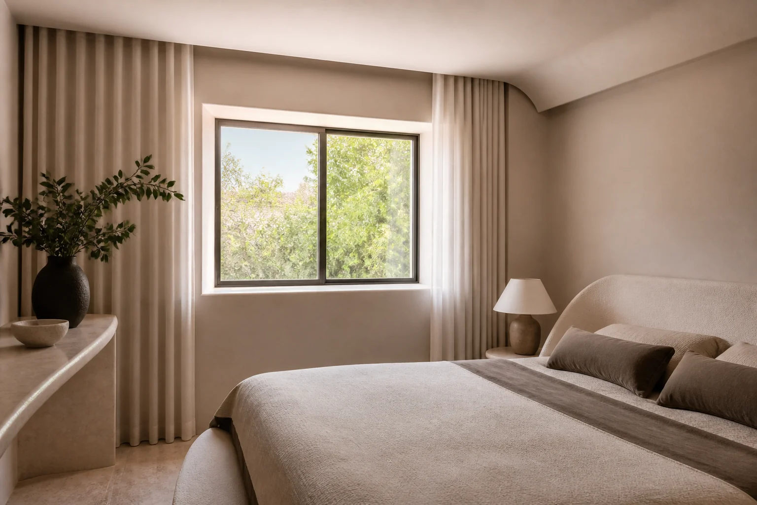 A Organic Modern bedroom remodel