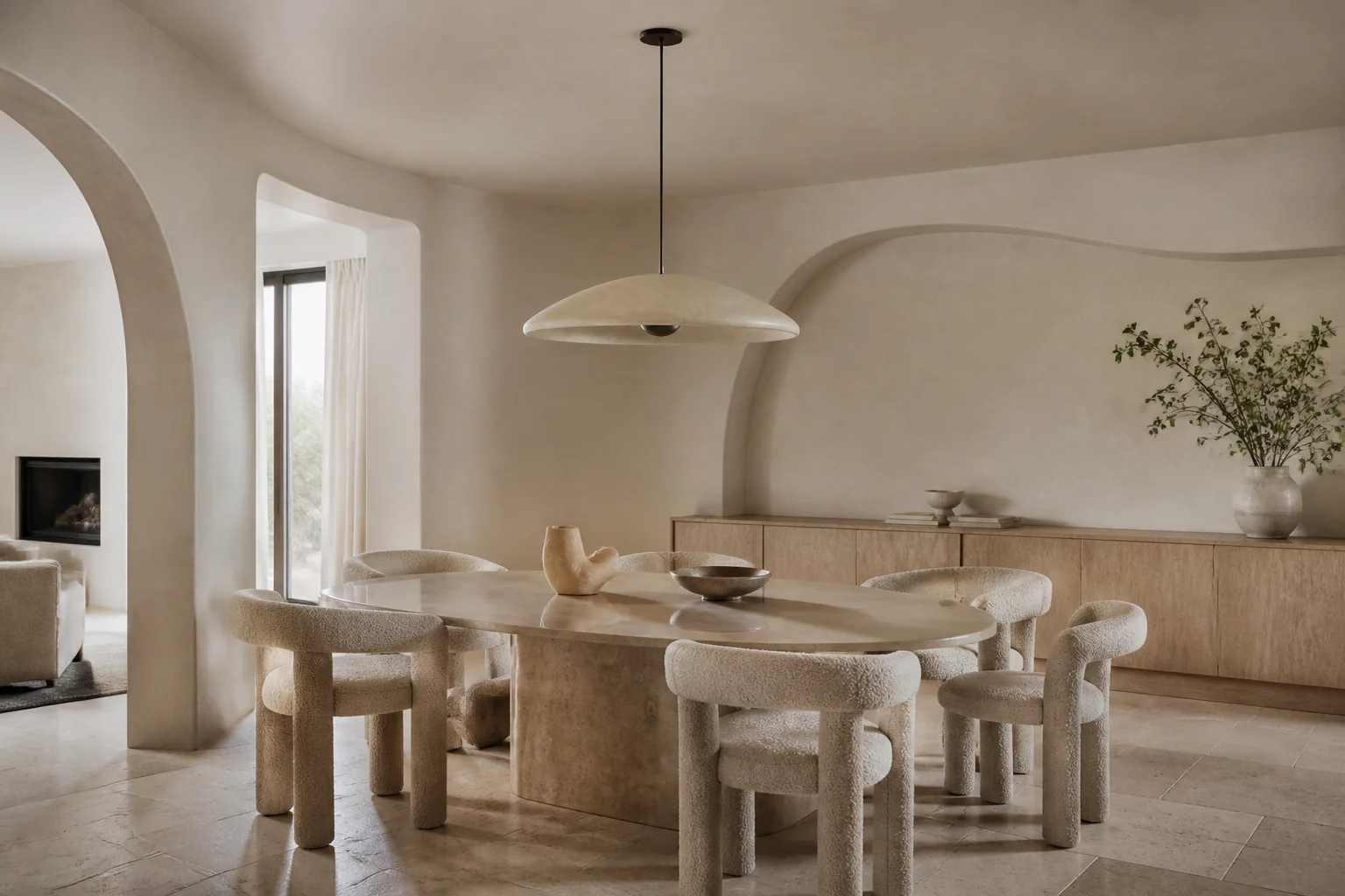 A Organic Modern dining room remodel