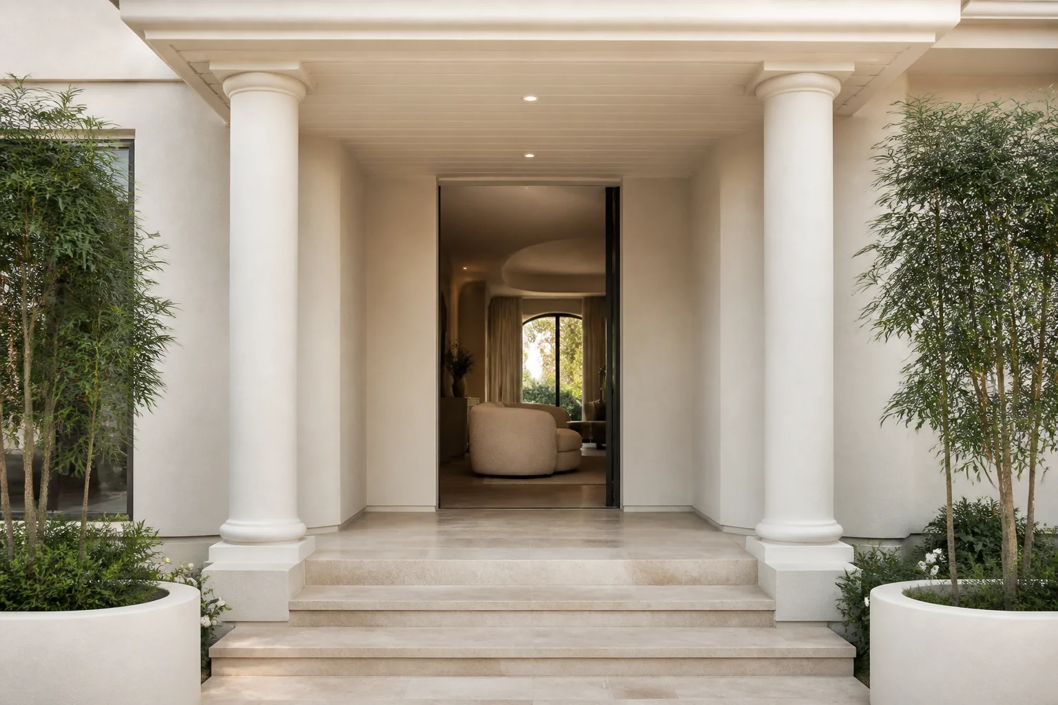 A Organic Modern front porch remodel