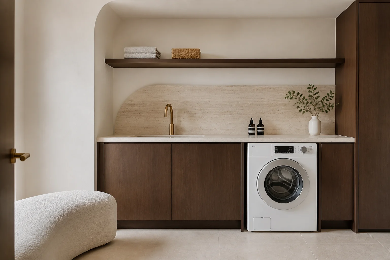 A Organic Modern laundry room remodel