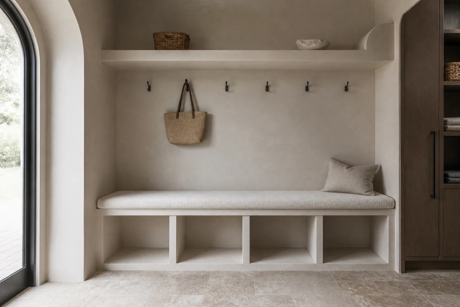 A Organic Modern mudroom remodel