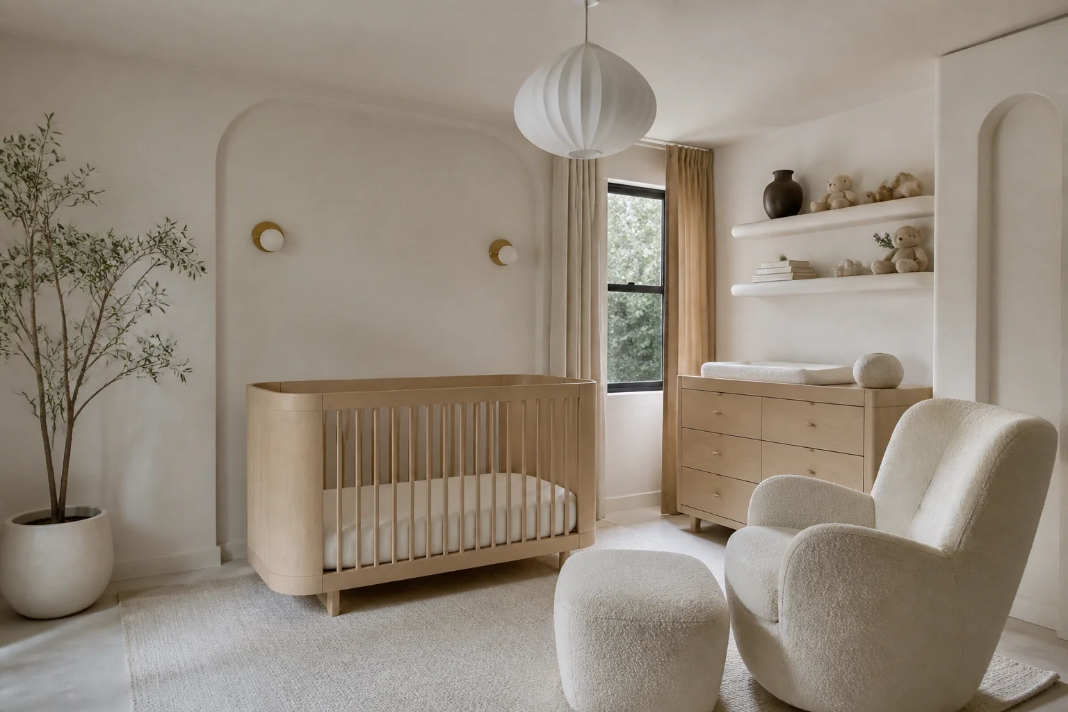 A Organic Modern nursery remodel