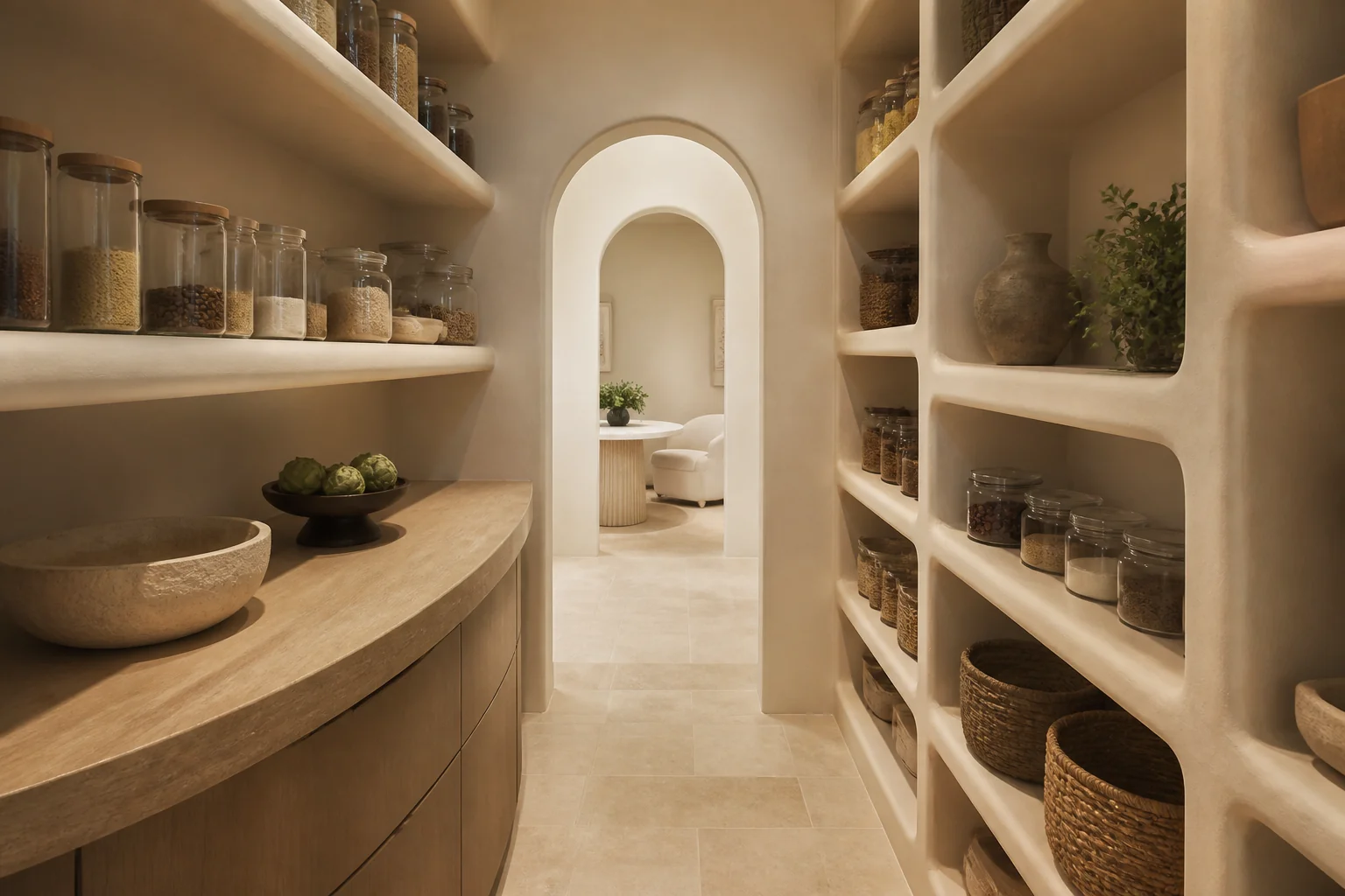 A Organic Modern pantry remodel