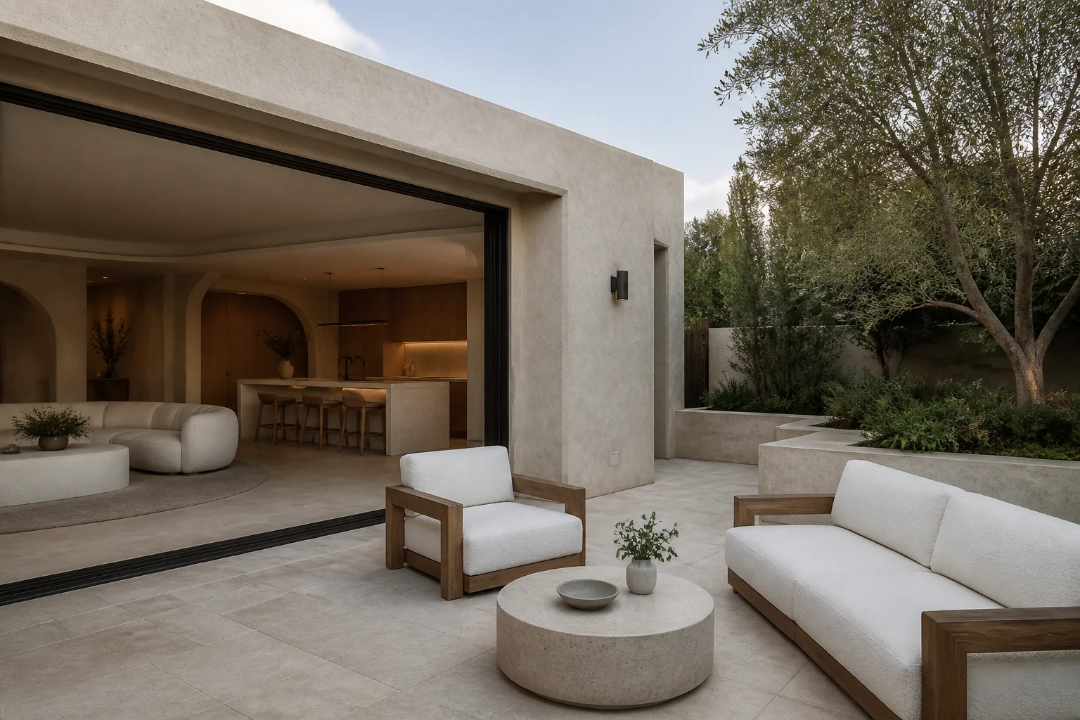 A Organic Modern patio remodel