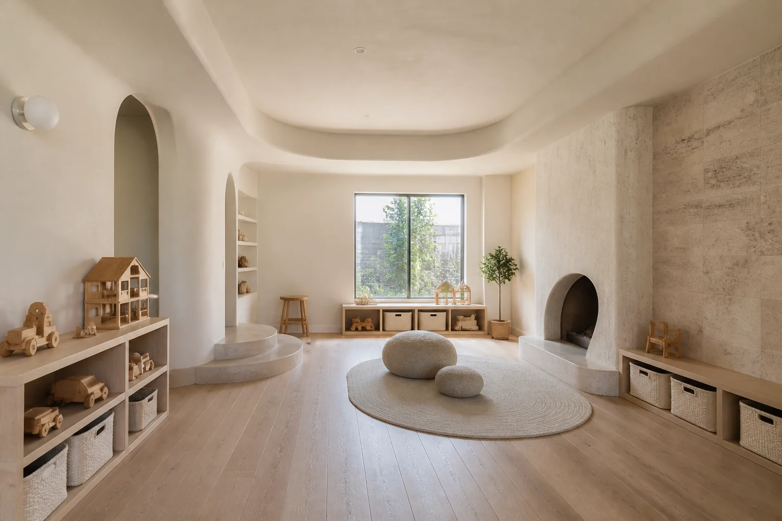 A Organic Modern playroom remodel