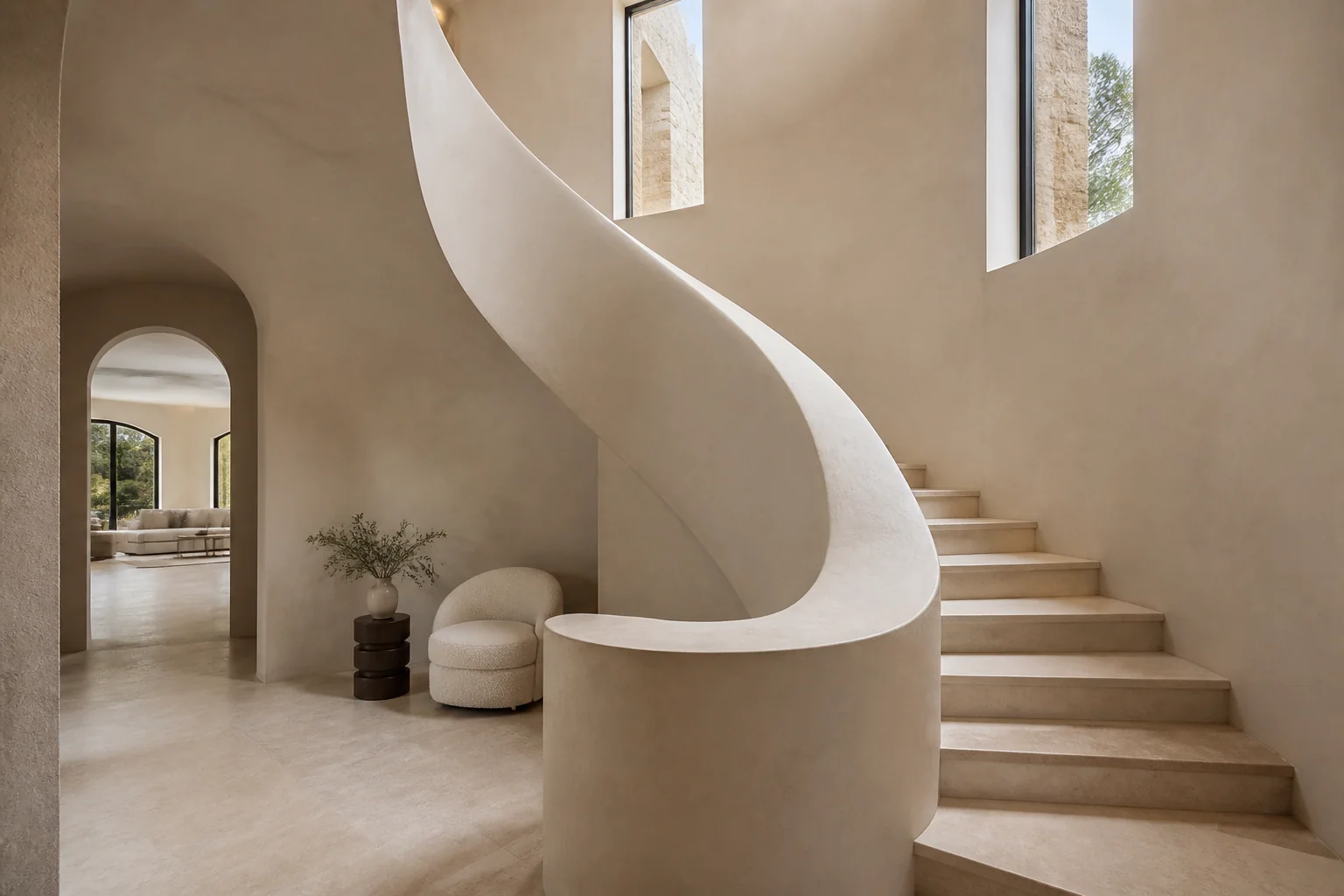 A Organic Modern staircase remodel