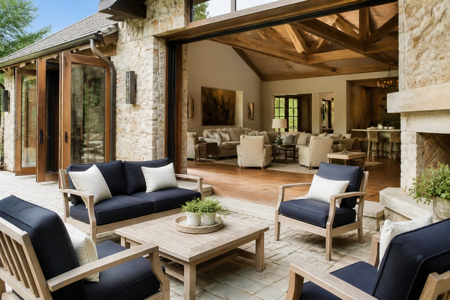 A Rustic patio remodel