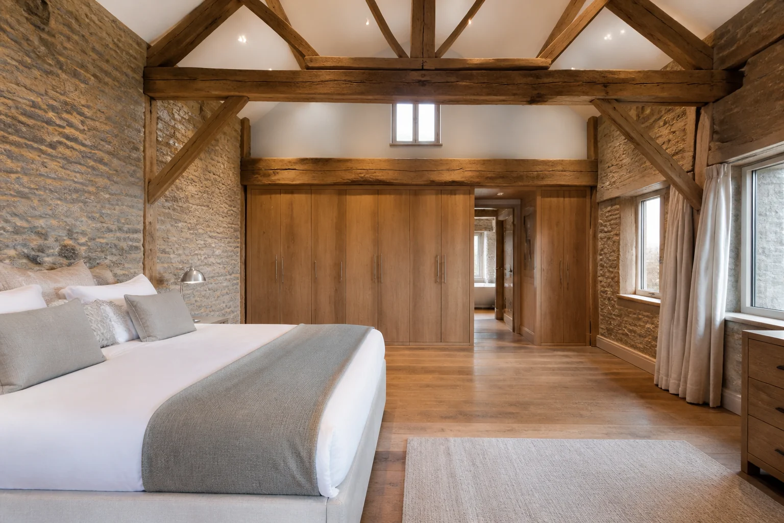 A Rustic primary bedroom remodel