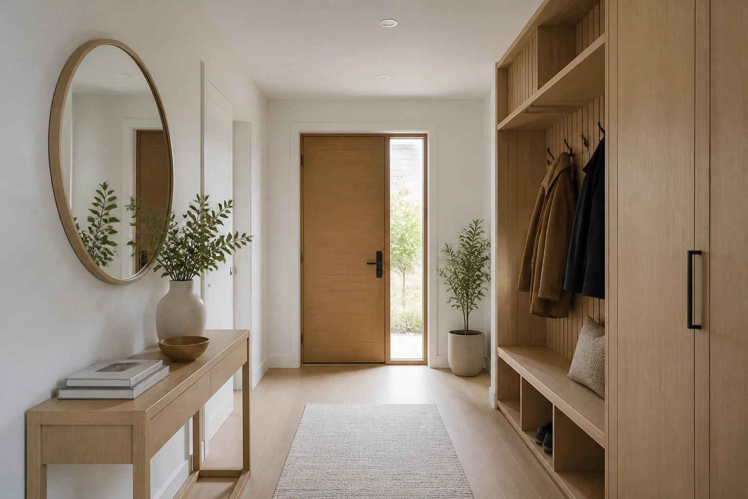 A Scandinavian entryway remodel