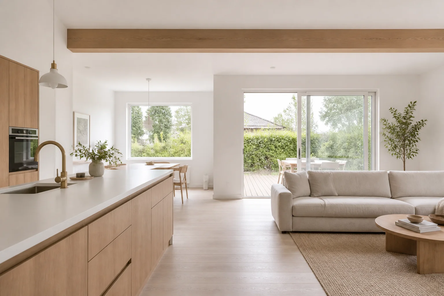 A Scandinavian open concept remodel