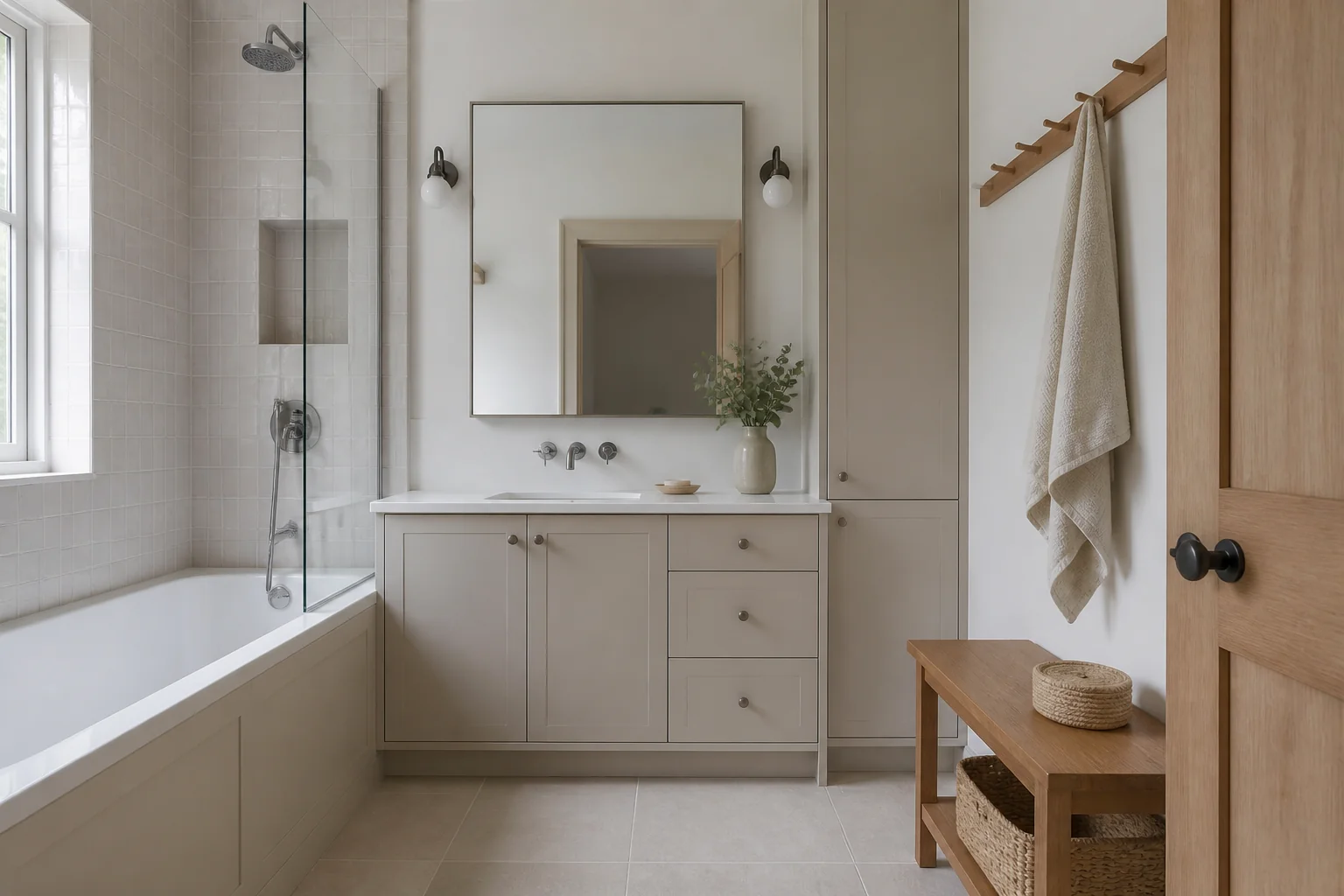A Shaker bathroom remodel