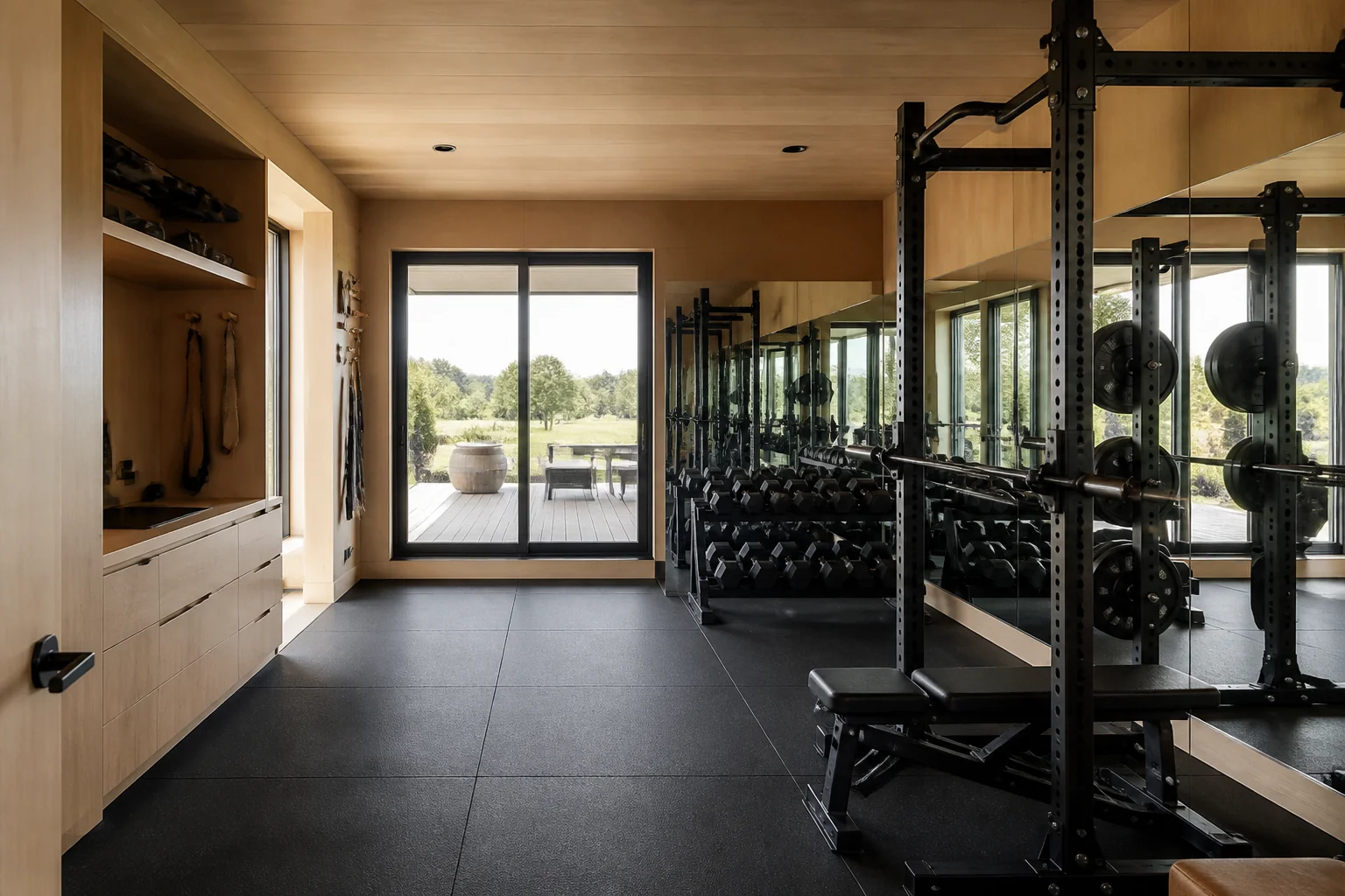 A Shaker home gym remodel