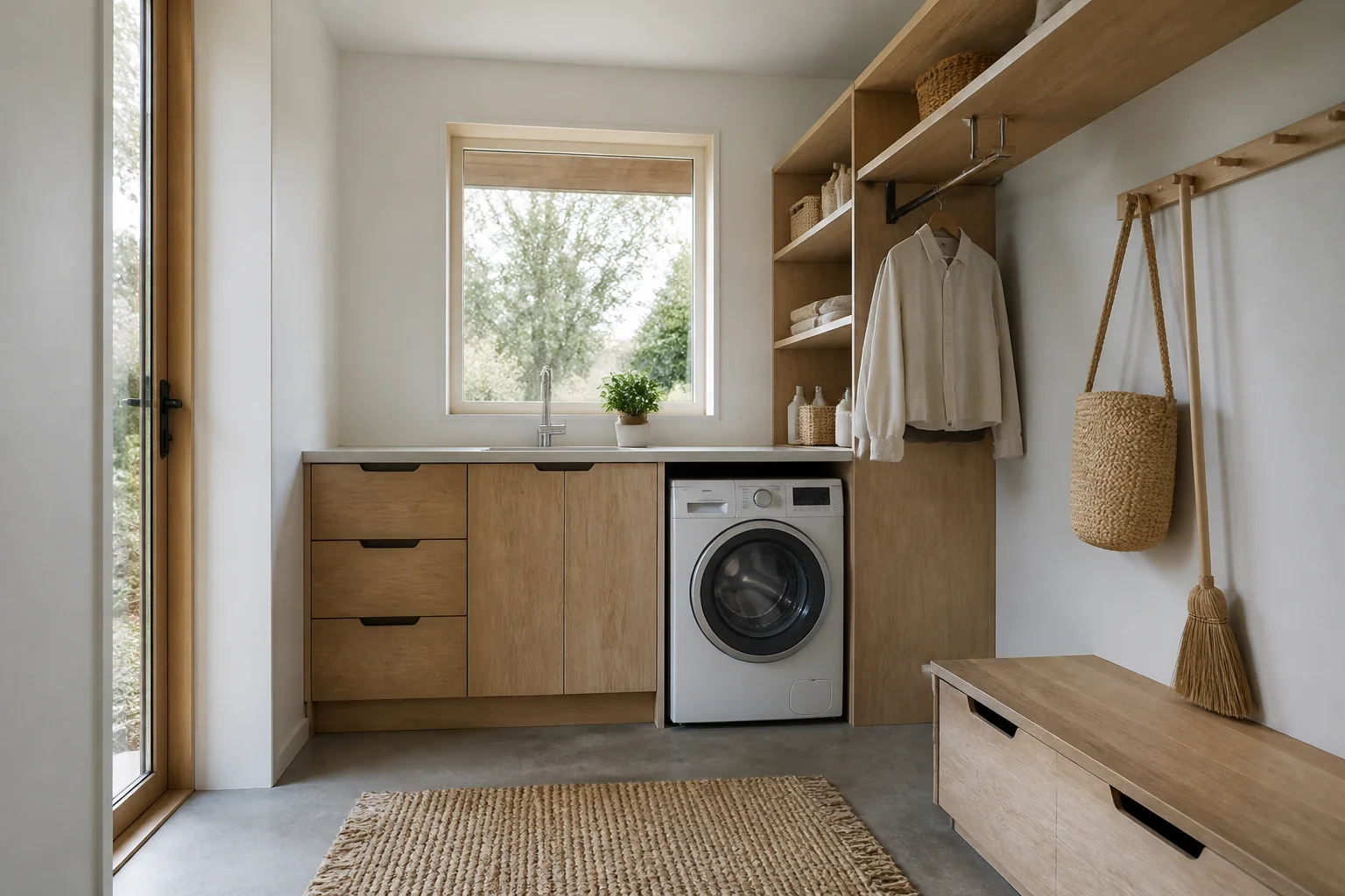 A Shaker laundry room remodel
