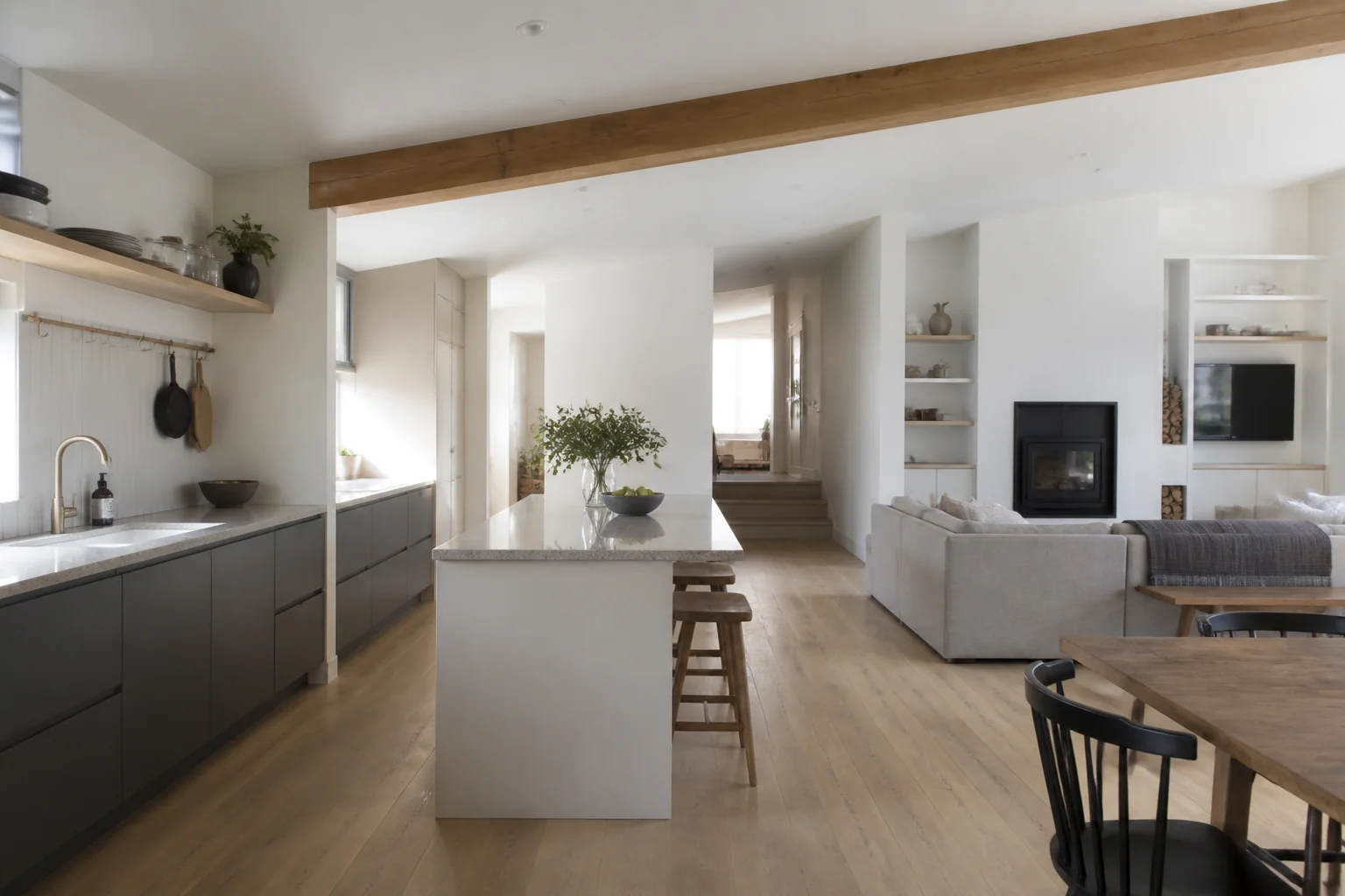 A Shaker open concept remodel
