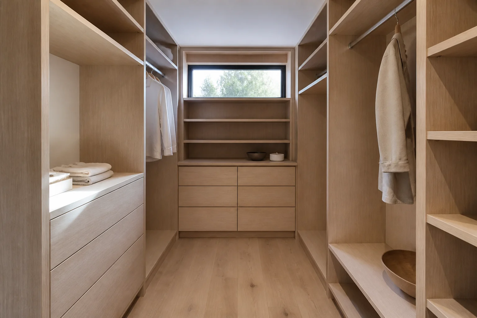 A Shaker walk-in closet remodel