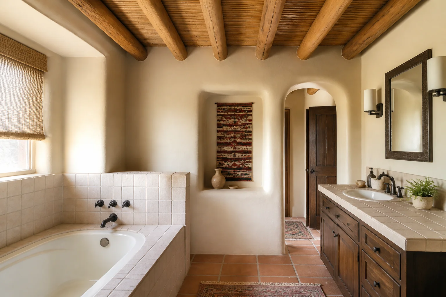 A Southwestern bathroom remodel