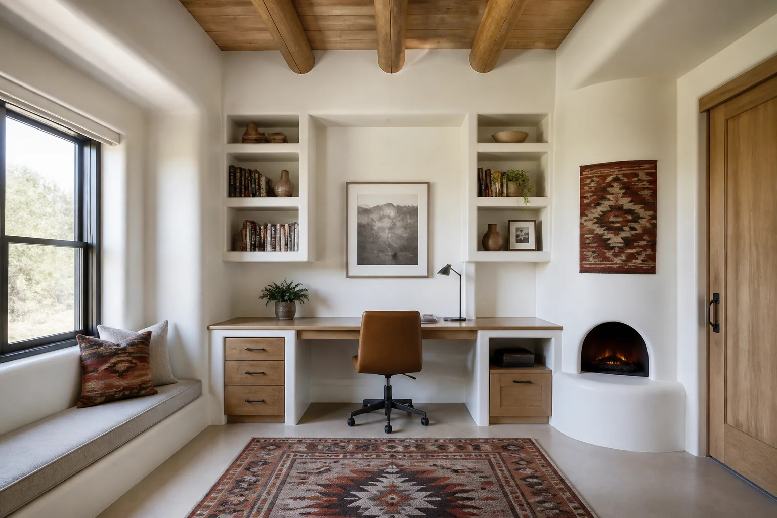 A Southwestern home office remodel
