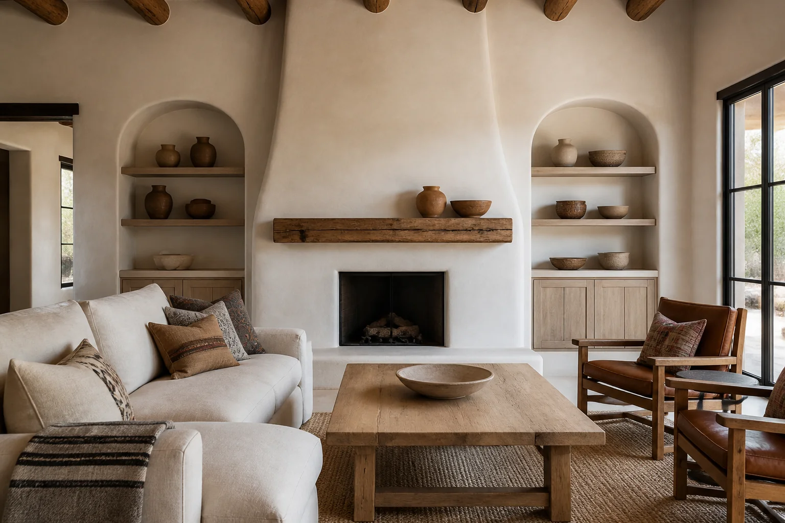A Southwestern living room remodel