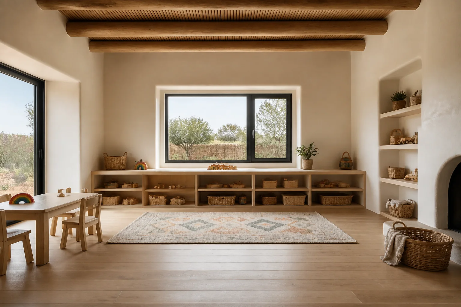A Southwestern playroom remodel
