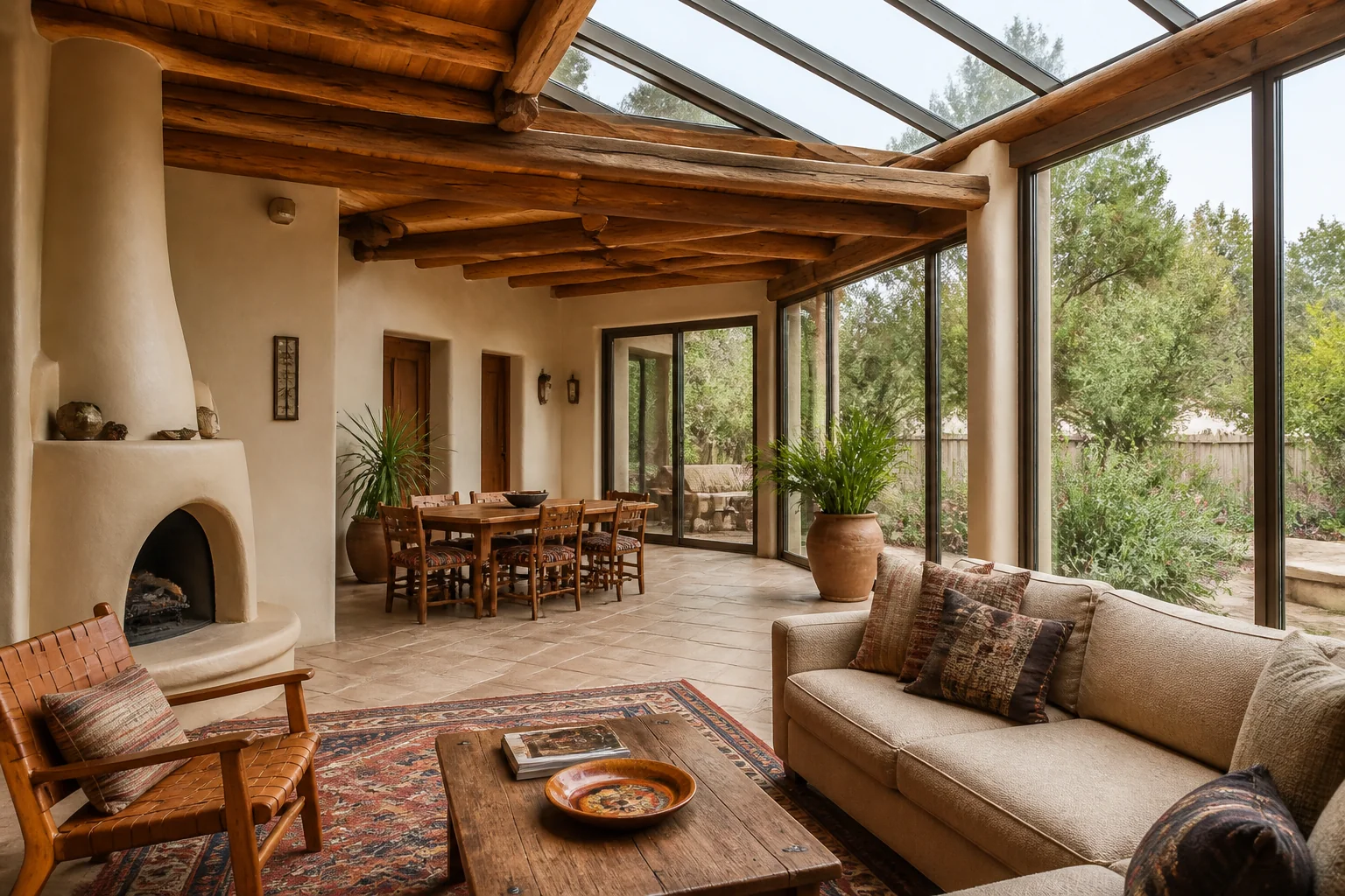 A Southwestern sunroom remodel