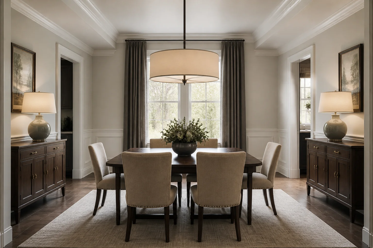 A Traditional dining room remodel