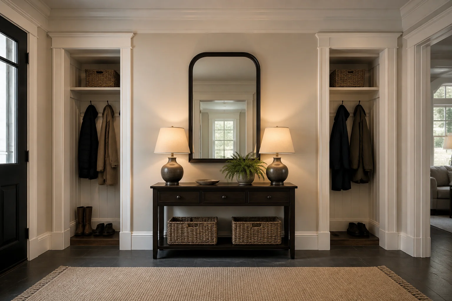 A Traditional entryway remodel