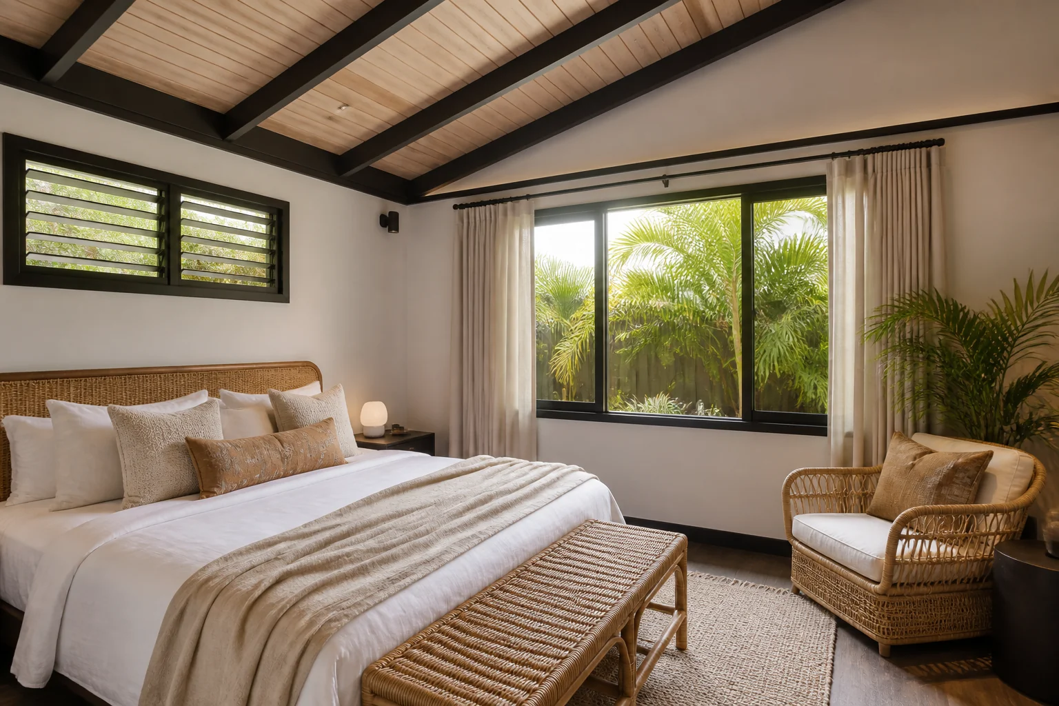 A Tropical bedroom remodel