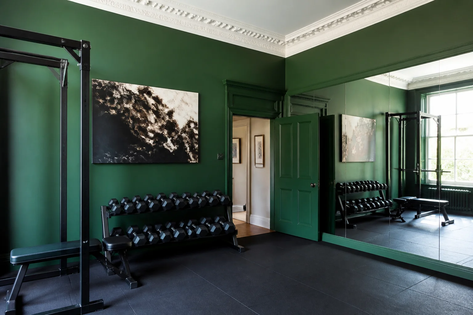 A Victorian home gym remodel
