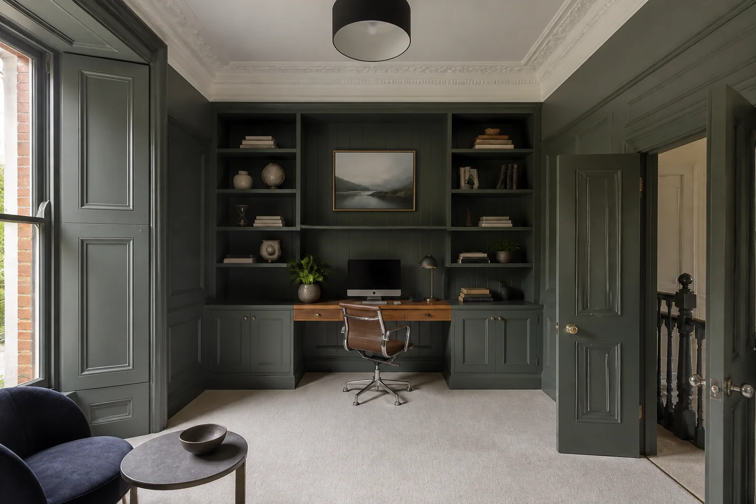 A Victorian home office remodel