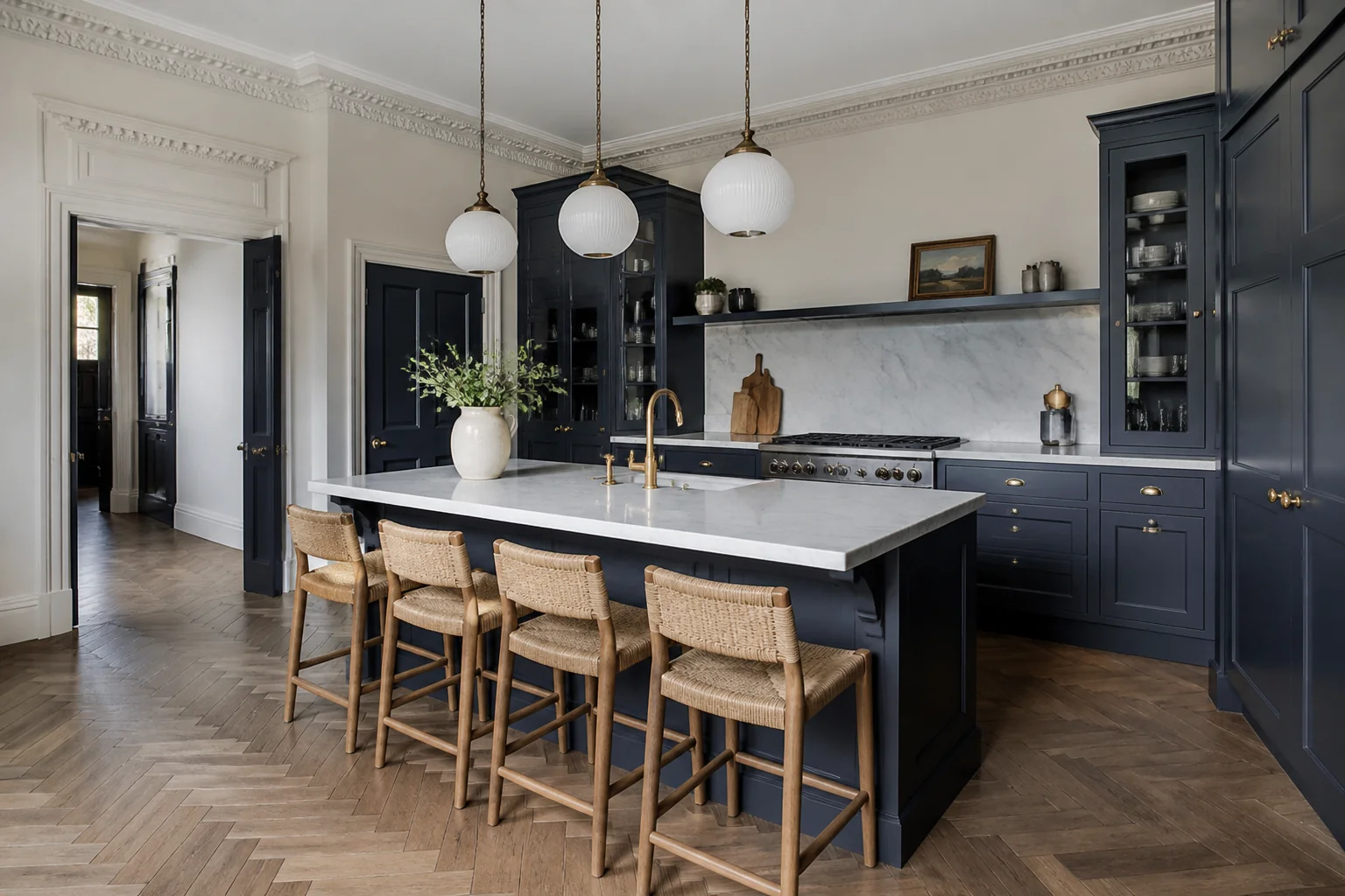 A Victorian kitchen island remodel
