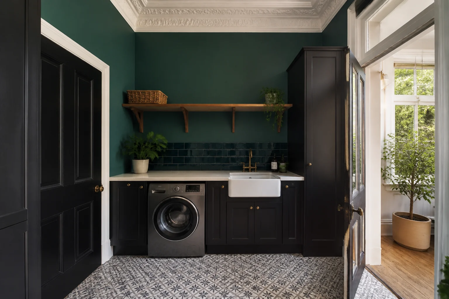 A Victorian laundry room remodel